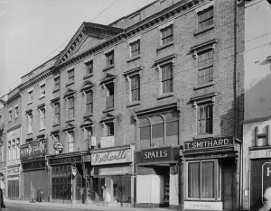 Print of Devonshire House exterior, Derby