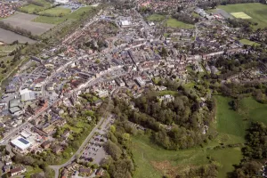 Devizes Castle and Town Print, 2017