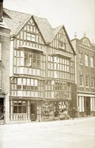 Prints of A view of Cross House, 107 Church Street, from the south. Tewkesbury, Gloucestershire Exeter Prints: Print of Cross House from the south