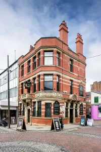 Print of The Black Horse Hotel, Preston