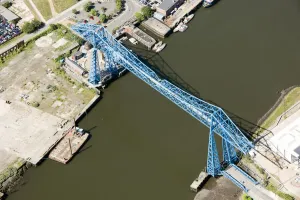 Bridges – River Crossings and Engineering Structures: Transporter Bridge Print, River Tees Middlesbrough