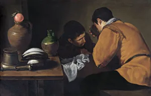 Velazquez - Two Young Men Eating at a Humble Table N070556 Velazquez - Two Young Men Eating at a Humble Table N070556