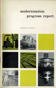Prints of The Modernisation Progress Report was published in 1961 to document how the British Railways Modernisation Plan was progressing so far Artwork And Documents Prints: Print of the 1961 British Railways Modernisation Progress Report