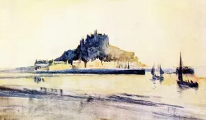 Artwork Prints: St Michael's Mount Print, 1924