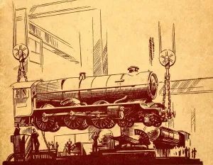 Artwork Prints: Swindon Works Locomotive Print