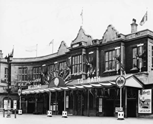 Bath Spa Station, Somerset, March 1950 Bath Spa Station, Somerset, March 1950