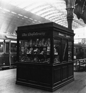 Confectionary Stand on Paddington Station, 1923 Confectionary Stand on Paddington Station, 1923