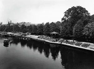 The Groves, Chester, Cheshire, June 1925 The Groves, Chester, Cheshire, June 1925