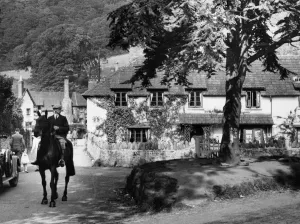 Print of Allerford, Somerset, 1934