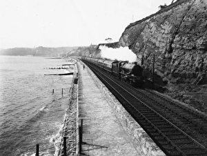 King Class locomotive at Dawlish, 1933 King Class locomotive at Dawlish, 1933
