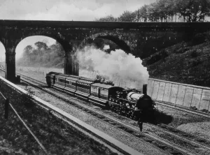 Print of The Last Broad Gauge Locomotive, May 1892