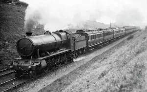 Prints of 2-8-0 mixed traffic locomotive. Built April 1922. This class of locomotive was often refered to as Night Owls Standard Gauge Prints: Print of 47XX Class Night Owl Locomotive No. 4704, built April 1922