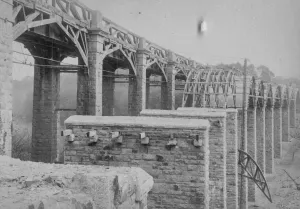Print of Slade Viaduct, 1892 Stone Replacement