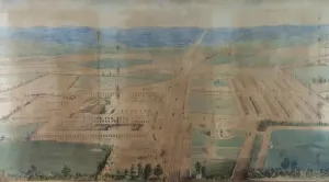 Artwork Prints: Swindon Works and Railway Village Print, 1849 Watercolour