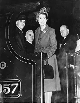 Princess Elizabeth at Swindon Works, November 1950 Princess Elizabeth at Swindon Works, November 1950