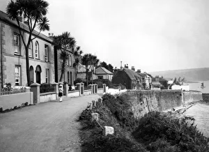 Along the Quay at St Mawes, Cornwall, September 1930 Along the Quay at St Mawes, Cornwall, September 1930