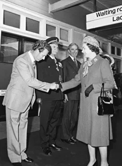 The Queen at Chelmsford Station, 15th June 1978 The Queen at Chelmsford Station, 15th June 1978