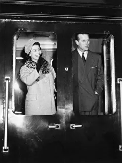 The Queen & Prince Philip at Bristol Temple Meads, 5th December 1958 The Queen & Prince Philip at Bristol Temple Meads, 5th December 1958