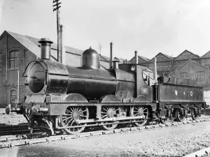 Prints of This official photograph of a Dean Goods locomotive No. 2533 was taken at Swindon Works in October 1939 prior to its shipment overseas Standard Gauge Prints: Print of Dean Goods locomotive No. 2533 in War Department black livery