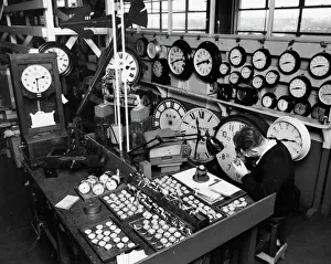 Reading Signal Works, Clock Shop, 1969 Reading Signal Works, Clock Shop, 1969