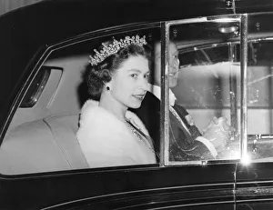 Royal Tour of Worcestershire & Herefordshire - The Queen & Prince Philip Arriving at Worcester Shrub Hill Station Royal Tour of Worcestershire & Herefordshire - The Queen & Prince Philip Arriving at Worcester Shrub Hill Station