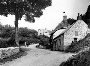 St Mawes Village, Cornwall, September 1930 St Mawes Village, Cornwall, September 1930