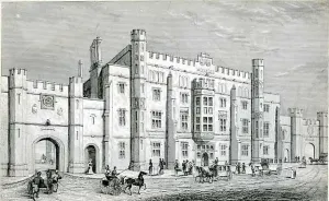 Bristol Temple Meads Station Print c.1840s Lithograph