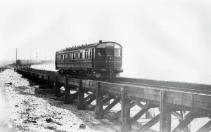 Steam Rail Motor Print, Penzance Station, c. 1915