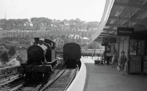 Cornwall Railway History Prints: St Ives Station, Cornwall, April 1960
