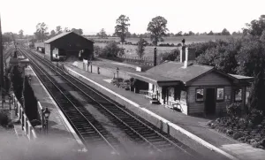 Print of Adlestrop Station, Gloucestershire in 1933