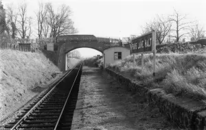 Pans Lane Halt Print, c. 1960s, Devizes Branch Line View