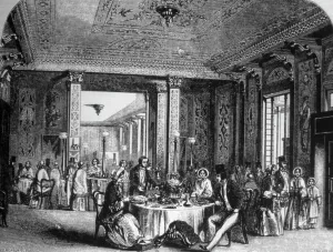 Vintage Railway Stations UK Prints: First Class Refreshment Rooms, Swindon Station, c. 1840s