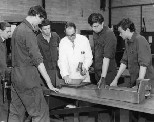 Apprentice Training School Print, 1963