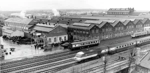 Great Western Railway History Prints: View of Swindon Works, 1982