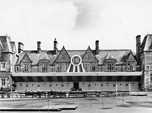 Welshpool Station Decorations for Duke of Edinburgh's Visit, 24th July 1958 Welshpool Station Decorations for Duke of Edinburgh's Visit, 24th July 1958