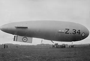 A Sea Scout Zero airship at Anglesey A Sea Scout Zero airship at Anglesey