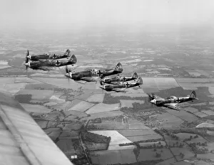 Spitfires painted to represent Bf 109 aircraft Spitfires painted to represent Bf 109 aircraft