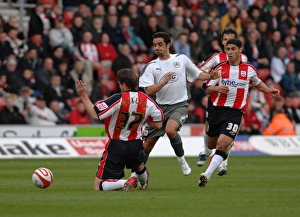 Bristol City FC Highlights Prints: Murray dribble