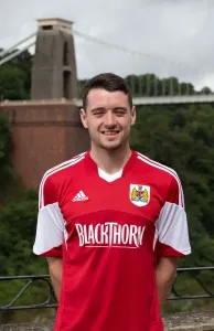 Clifton Suspension Bridge Prints: Bristol City Football Team at Avon Gorge Hotel - 31st July 2013