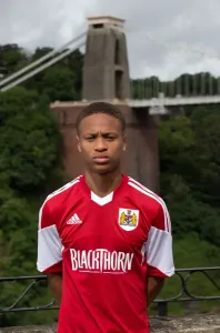Clifton Suspension Bridge Prints: Bristol City Football Team: Bobby Reid at Avon Gorge Hotel, Bristol (July 2013)