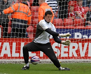 Football Goalkeeper Skills Prints: Weale Warm Up