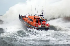 RNLI Prints: Mersey Class Lifeboat Print