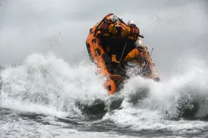 RNLI Prints: St Agnes D-class Lifeboat Print
