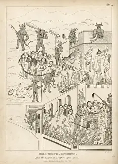 12th Century Art Prints: 12th Century Hell