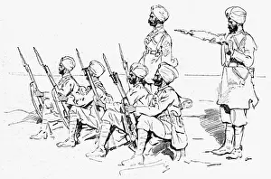 WW1 Print of The 15th Sikhs, Western Front