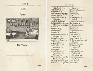 Antique Sewing Tools Prints: 17th C Taylor