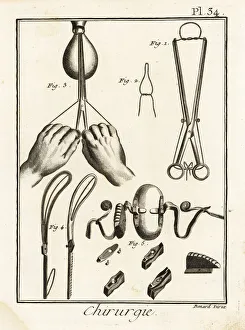 18th century tweezers and speculum for obstetrics 18th century tweezers and speculum for obstetrics