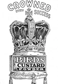 1902 Coronation Birds Custard Powder advertisement 1902 Coronation Birds Custard Powder advertisement