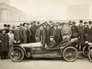 1920s Roadster Print: Chicago to New York, Belt Drive