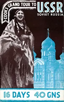 1936 USSR Thomas Cook Brochure Print Cover